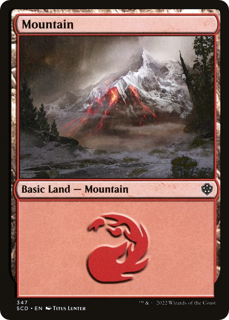 Mountain (347) (347) [SCD] - MTG Single