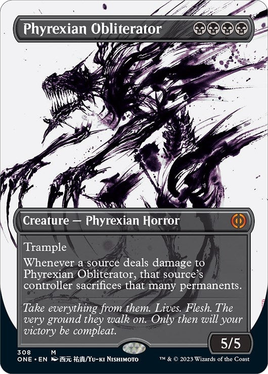 Phyrexian Obliterator (Showcase) (308) [ONE] - MTG Single