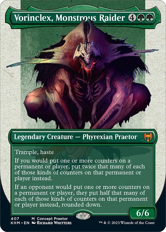 Vorinclex Monstrous Raider (Concept Praetor) (Step-and-Compleat Foil) (407) [ONE] - MTG Single