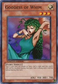 Goddess of Whim (4008) (GLD4) - YuGiOh Single