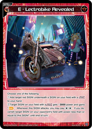E - Lectrobike Revealed (6059) [WXDi-P06] - WIXOSS Single