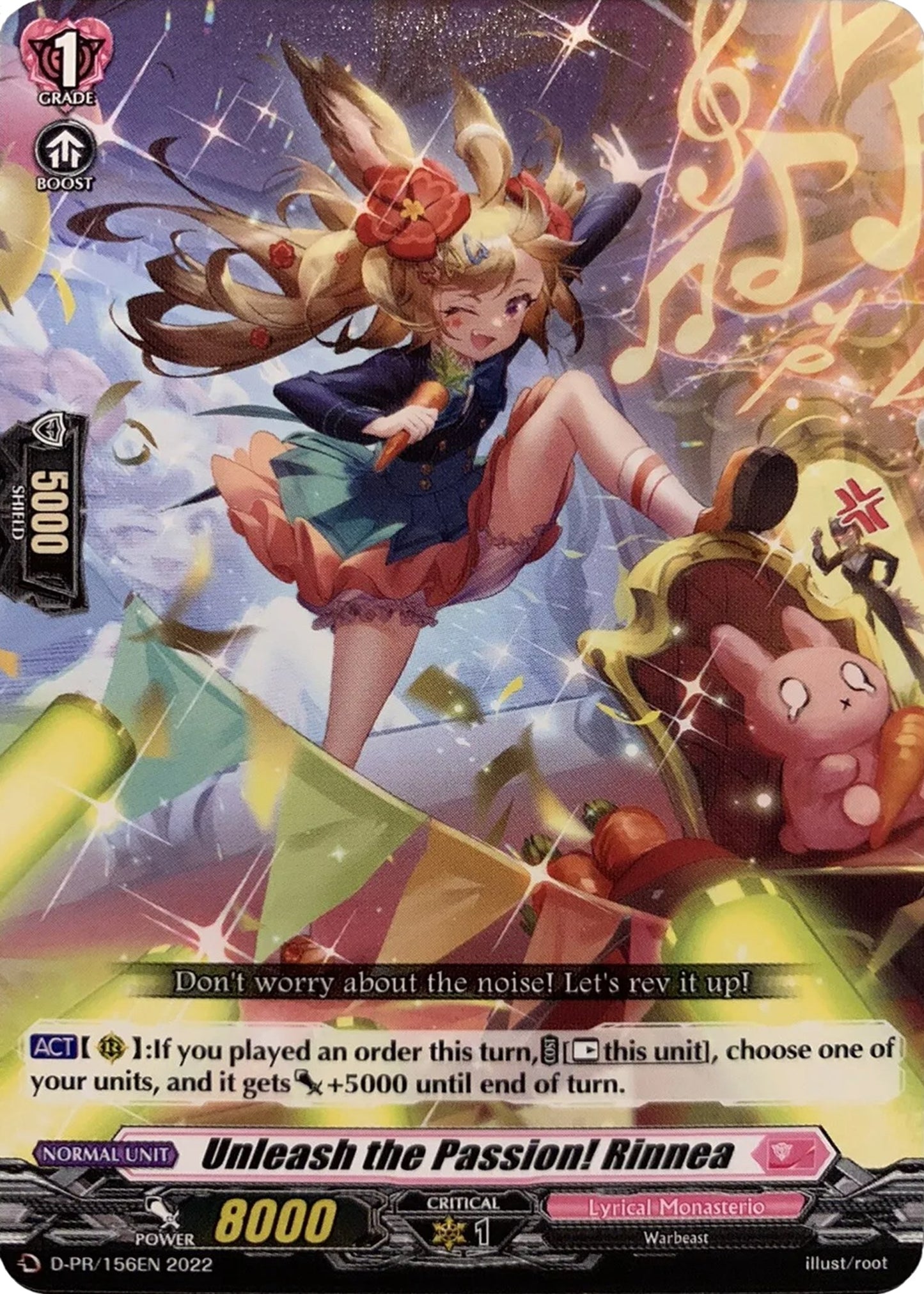 Unleash the Passion! Rinnea (156) (156) [D-PR] - Cardfight Vanguard Single
