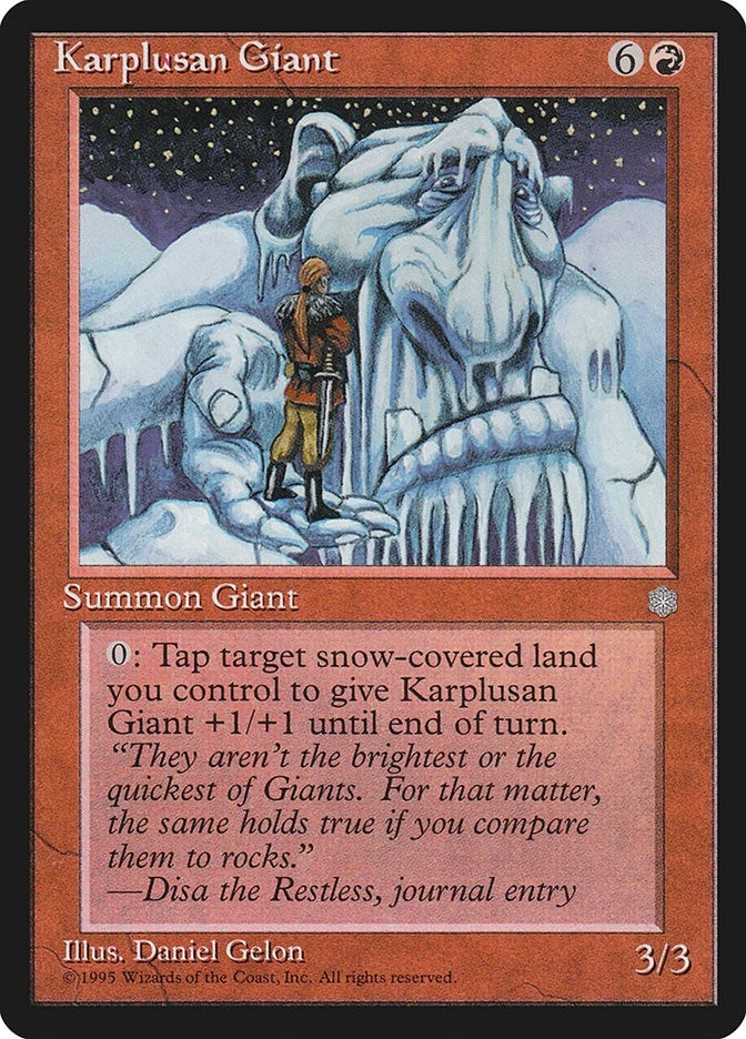 Karplusan Giant [ICE] - MTG Single