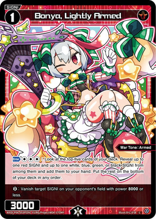 Bonya Lightly Armed (Parallel Foil) (6053) [WXDi-P06] - WIXOSS Single