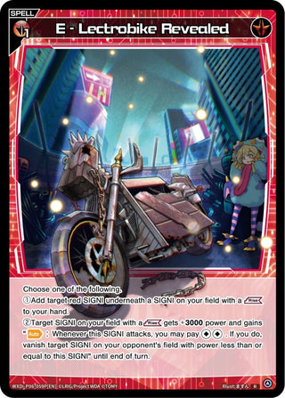 E - Lectrobike Revealed (Parallel Foil) (6059) [WXDi-P06] - WIXOSS Single