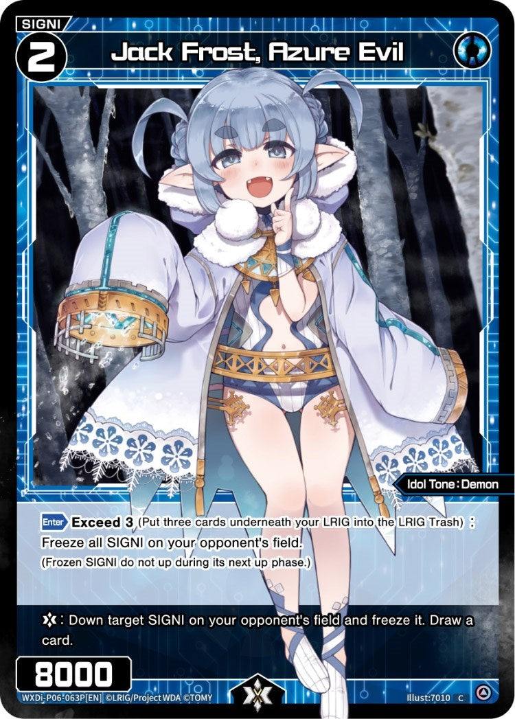 Jack Frost Azure Evil (Parallel Foil) (6063) [WXDi-P06] - WIXOSS Single