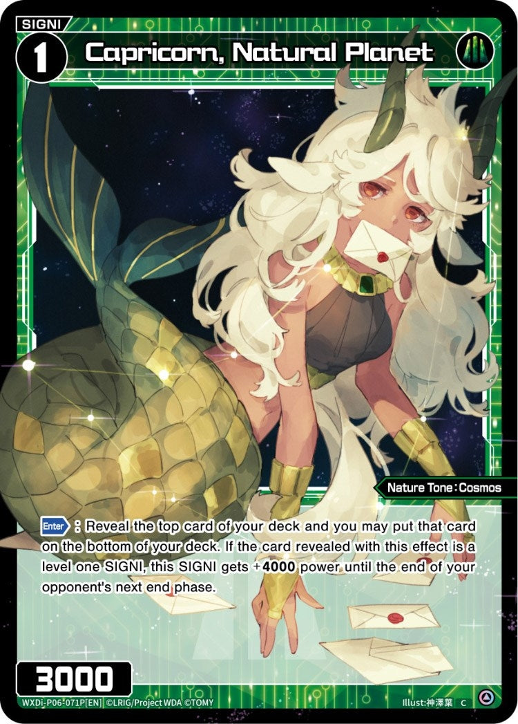 Capricorn Natural Planet (Parallel Foil) (6071) [WXDi-P06] - WIXOSS Single