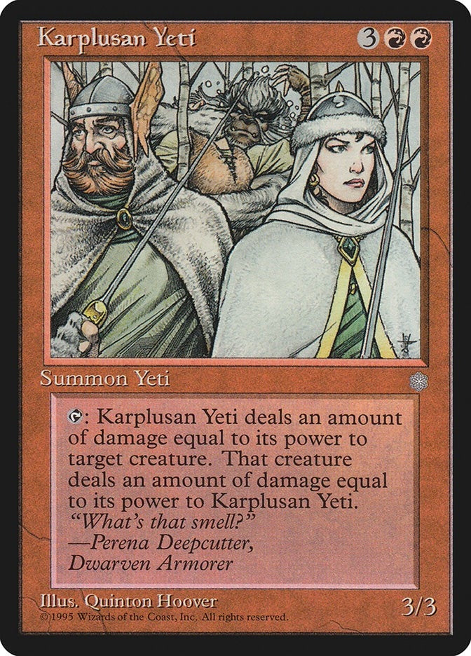 Karplusan Yeti [ICE] - MTG Single