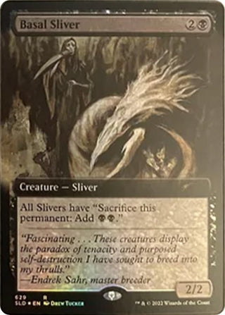 Basal Sliver (Extended Art) (629) [SLD] - MTG Single