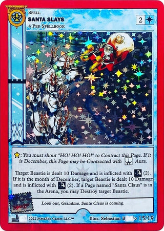 Santa Slays (First Edition) (15) (HOLIP) - MetaZoo Single