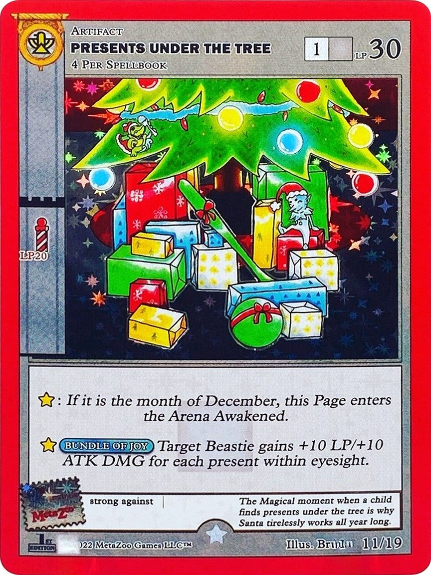 Presents Under The Tree (First Edition) (11) (HOLIP) - MetaZoo Single