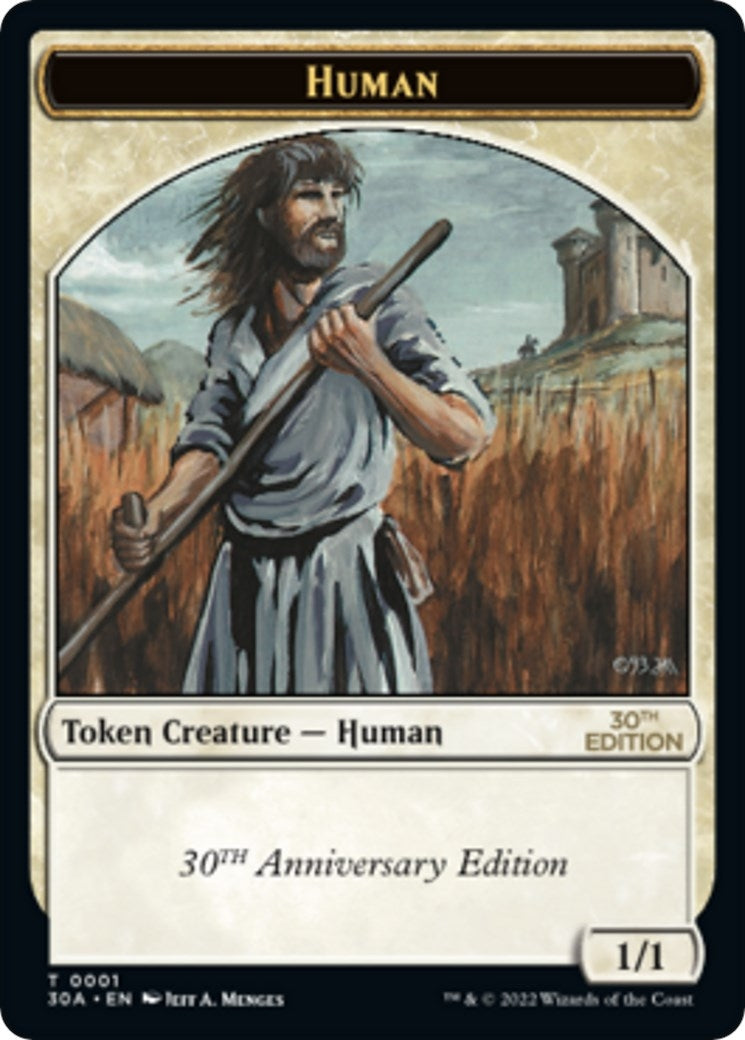 Human Token (0) [30A] - MTG Single