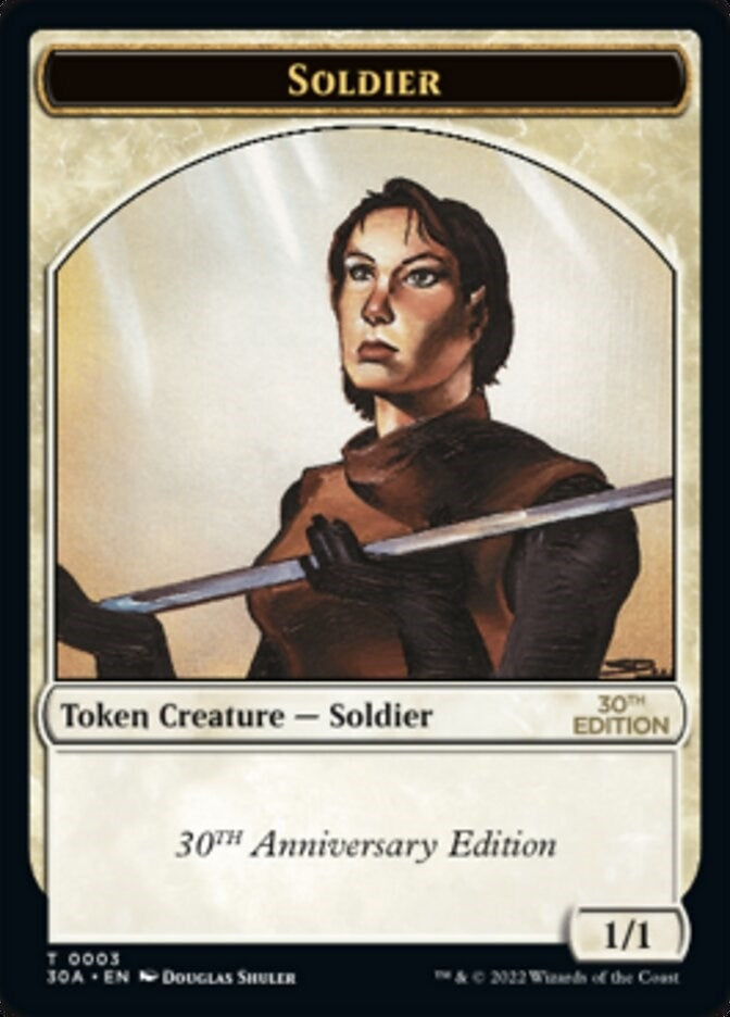 Soldier Token (0) [30A] - MTG Single