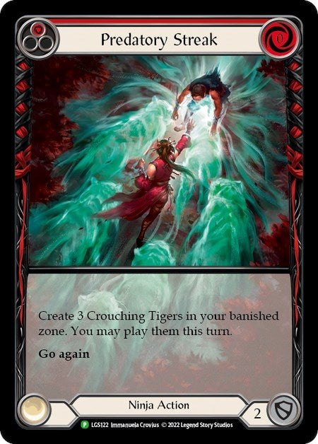 Predatory Streak (Red) (122) [PR] - Flesh and Blood TCG Single