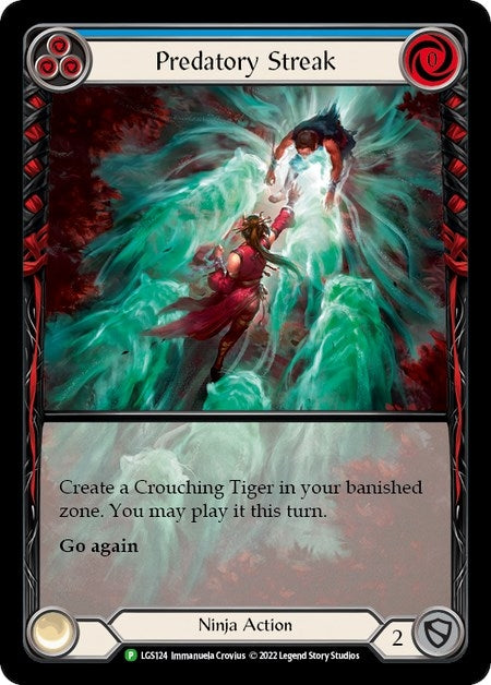 Predatory Streak (Blue) (124) [PR] - Flesh and Blood TCG Single