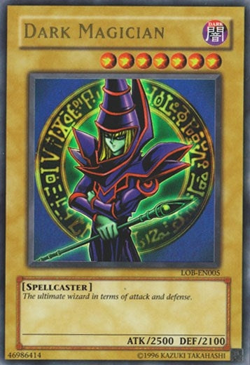 Dark Magician (5) (LOB-EN) - YuGiOh Single