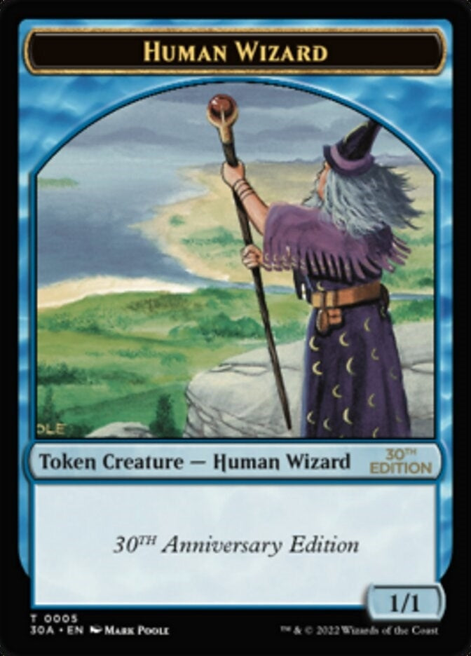Human Wizard Token (0) [30A] - MTG Single