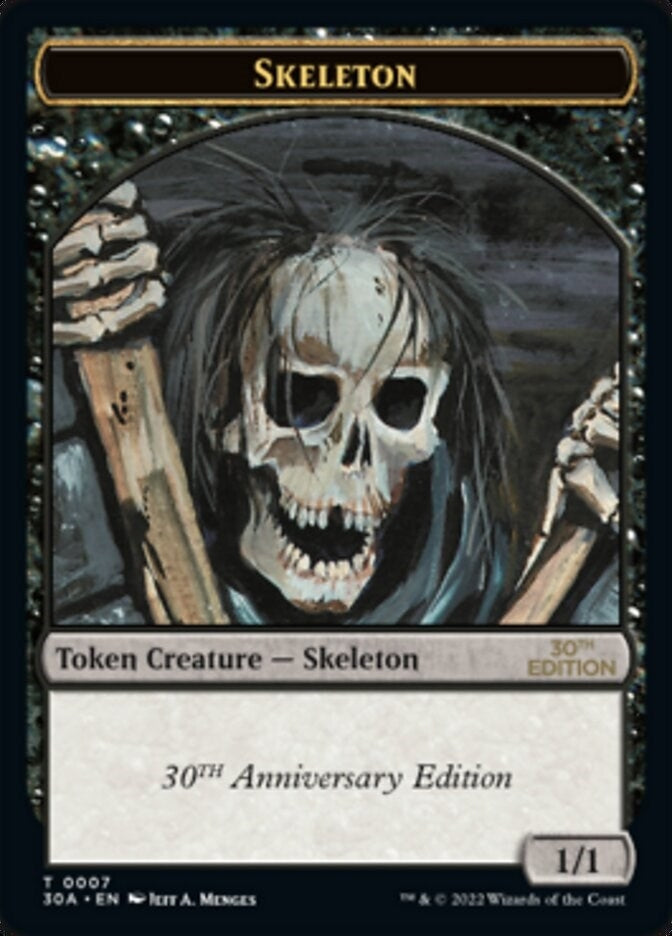 Skeleton Token (0) [30A] - MTG Single