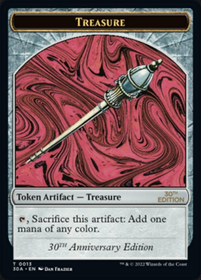 Treasure (0013) Token (0) [30A] - MTG Single