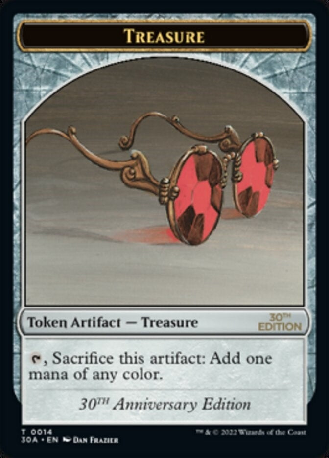 Treasure (0014) Token (0) [30A] - MTG Single