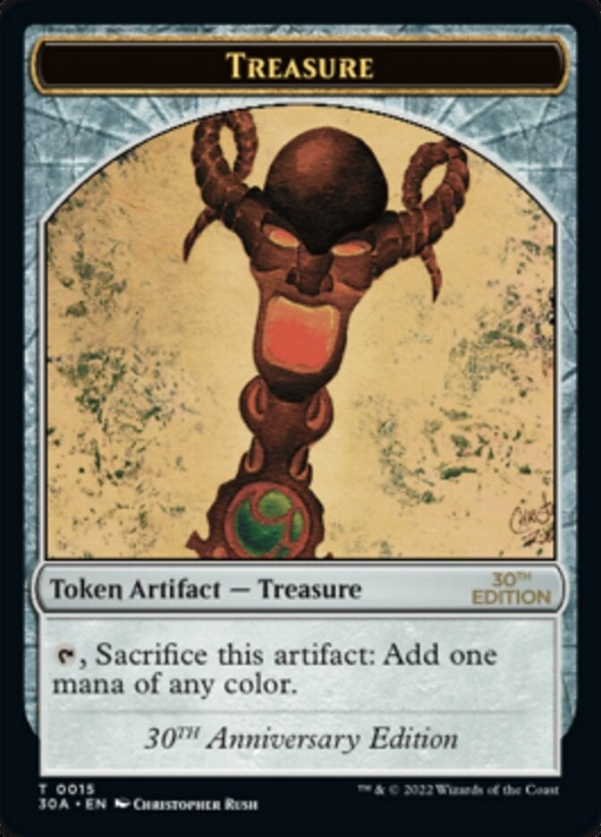 Treasure (0015) Token (0) [30A] - MTG Single
