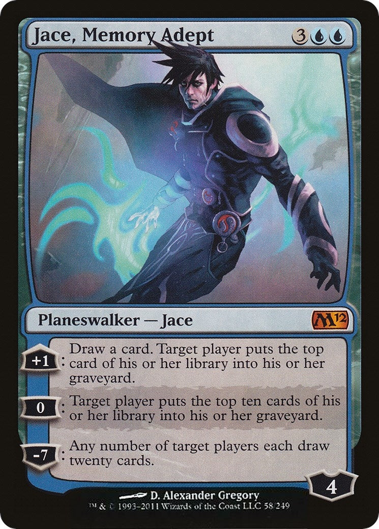 Jace Memory Adept (58) [M12] - MTG Single