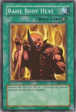 Raise Body Heat (97) (LOB-EN) - YuGiOh Single