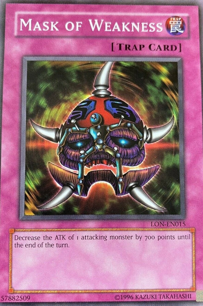 Mask of Weakness (15) (LON-EN) - YuGiOh Single