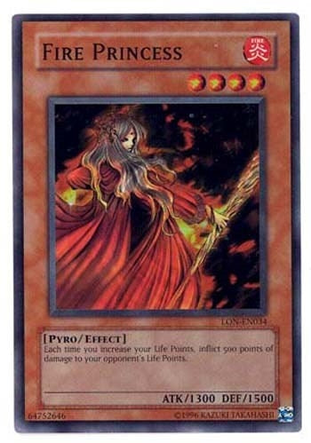Fire Princess (34) (LON-EN) - YuGiOh Single