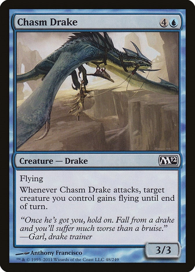 Chasm Drake (48) [M12] - MTG Single