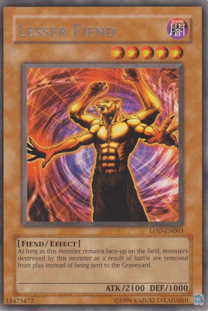 Lesser Fiend (3) (LOD-EN) - YuGiOh Single