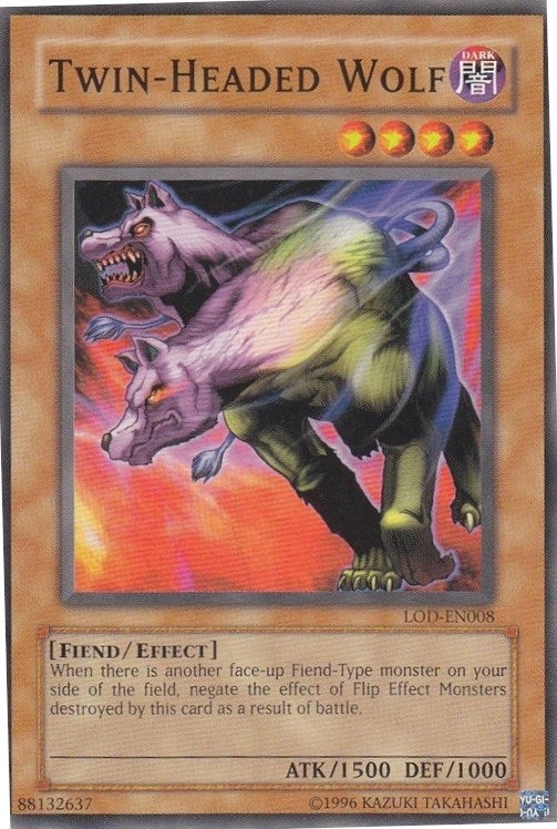 Twin-Headed Wolf (8) (LOD-EN) - YuGiOh Single