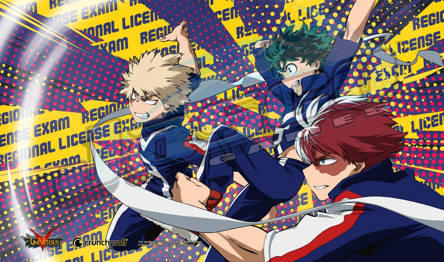My Hero Academia Playmat: Regional License Exams 2022 Season 3 (Participation) - Playmats Sealed