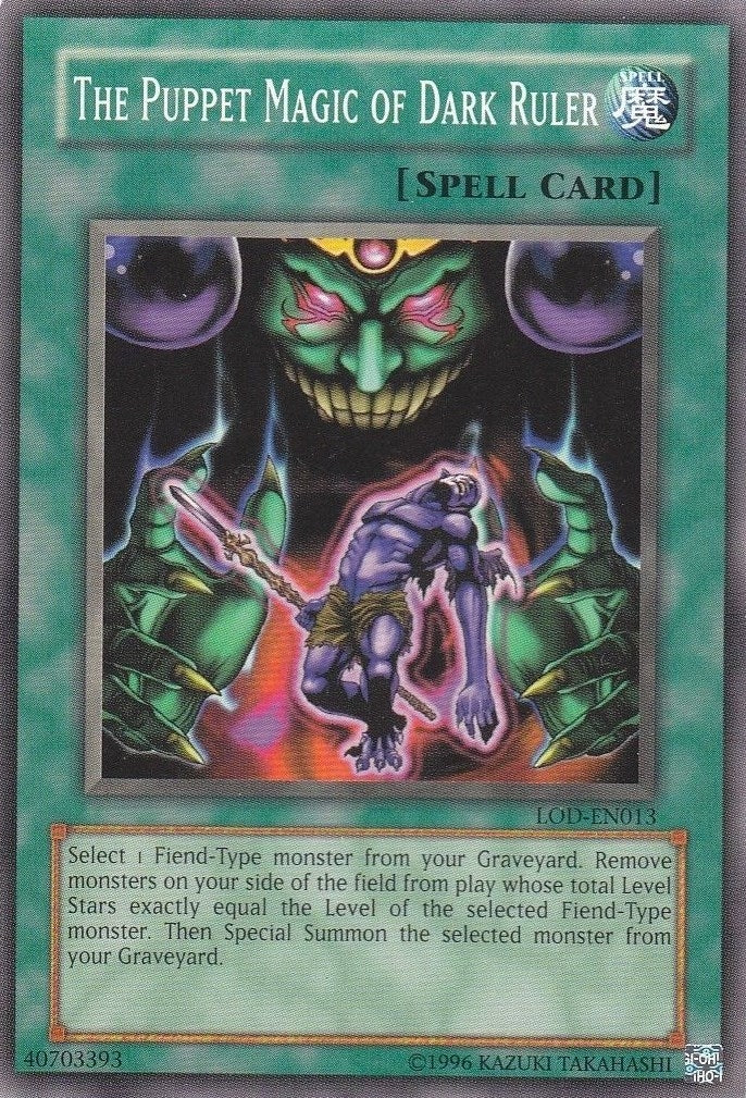The Puppet Magic of Dark Ruler (13) (LOD-EN) - YuGiOh Single
