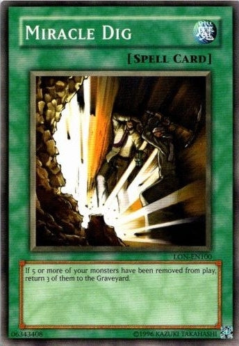 Miracle Dig (100) (LON-EN) - YuGiOh Single