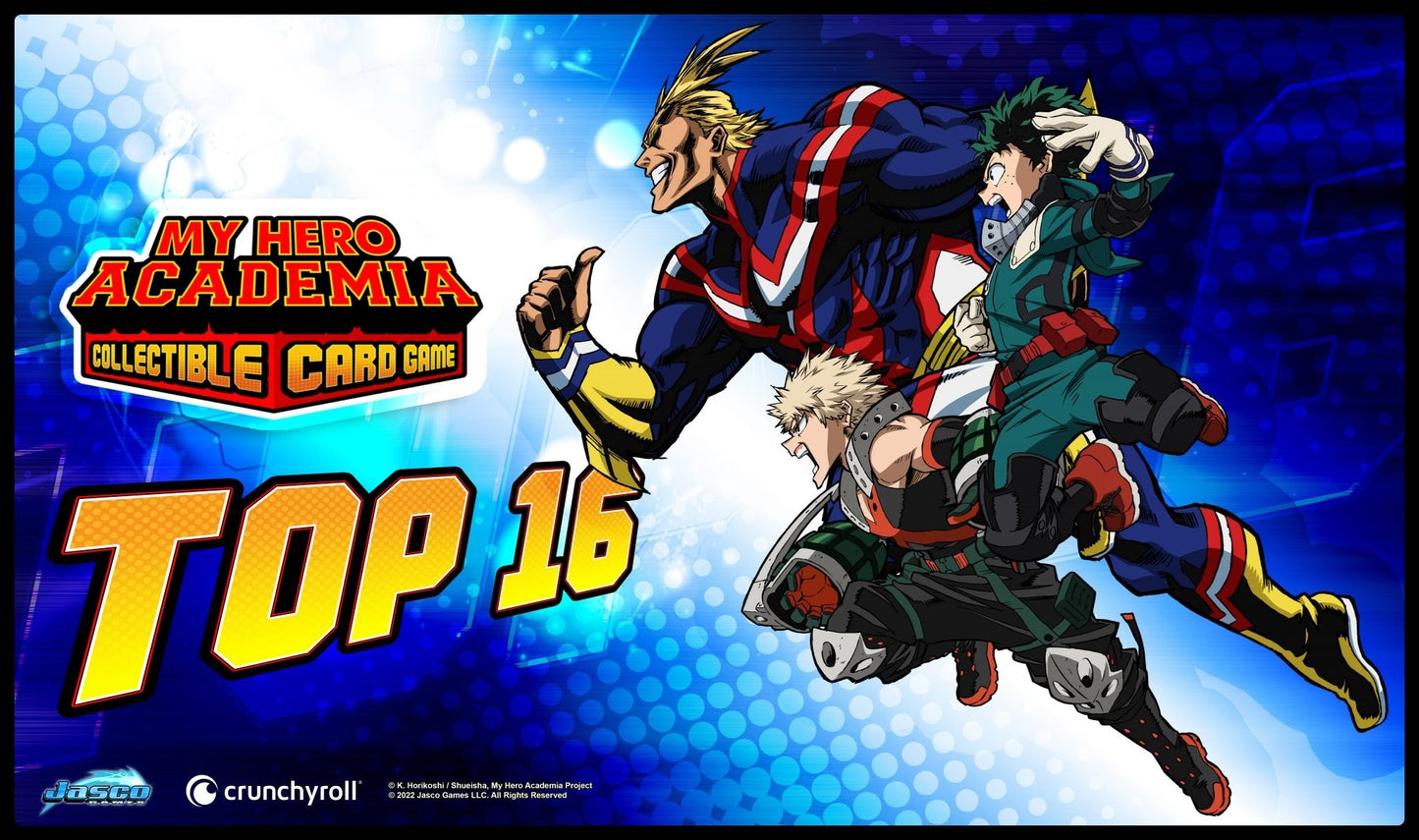 My Hero Academia Playmat: Regional License Exams 2022 Season 1 (Top 16) - Playmats Sealed