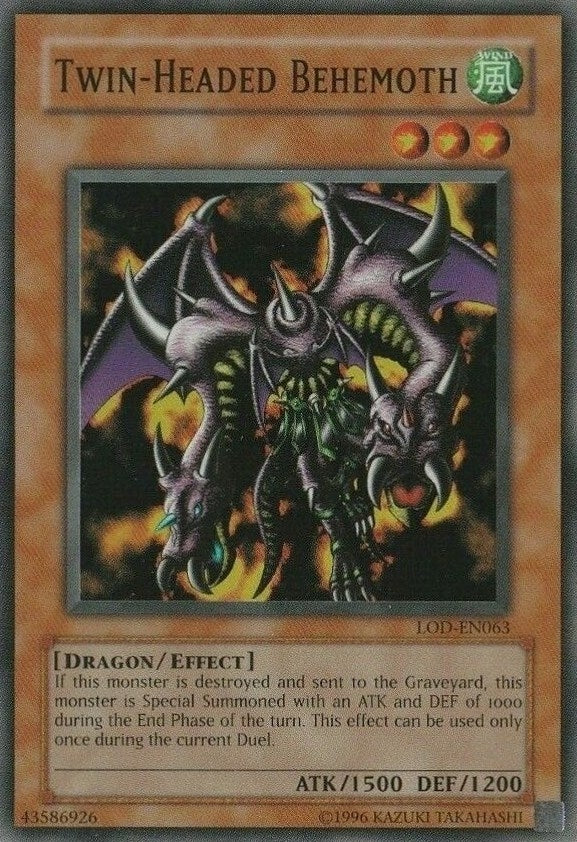 Twin-Headed Behemoth (63) (LOD-EN) - YuGiOh Single