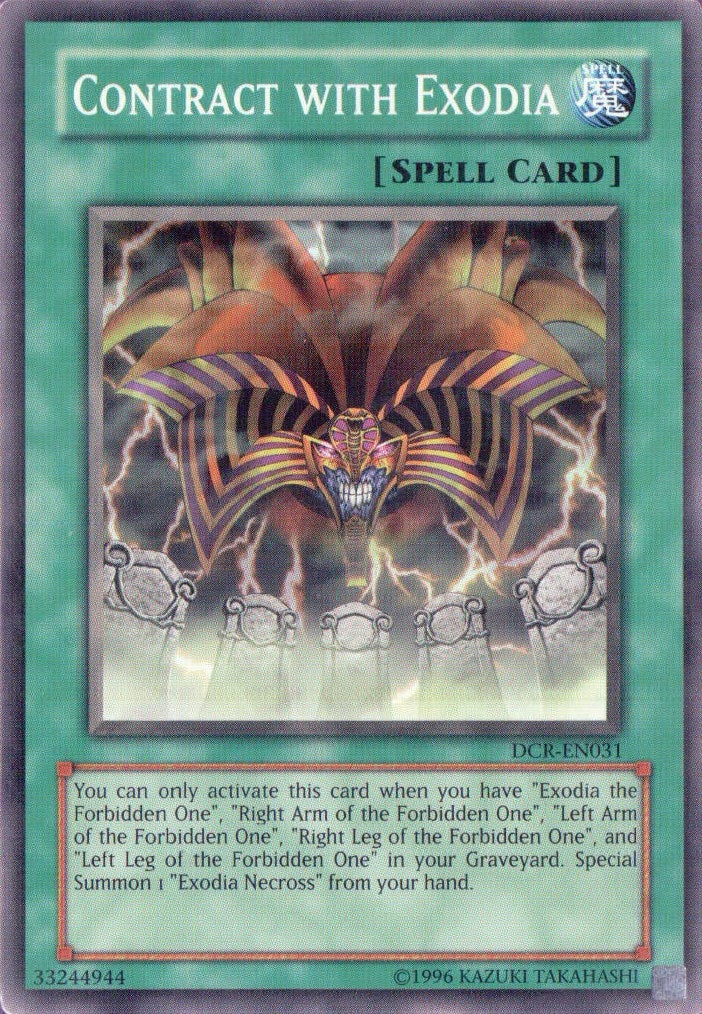 Contract with Exodia (31) (DCR-EN) - YuGiOh Single