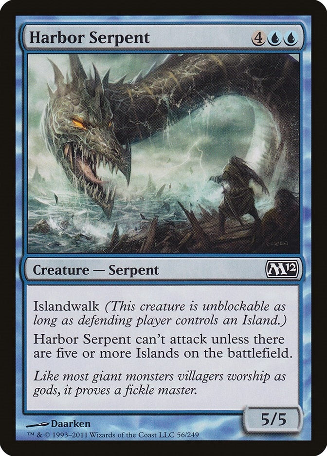 Harbor Serpent (56) [M12] - MTG Single