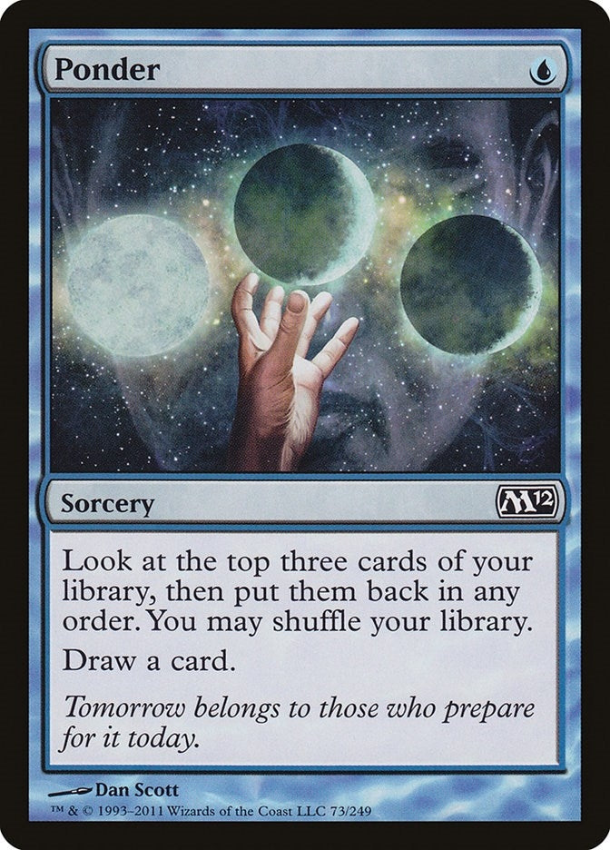 Ponder (73) [M12] - MTG Single