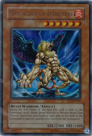 Manticore of Darkness (67) (IOC-EN) - YuGiOh Single