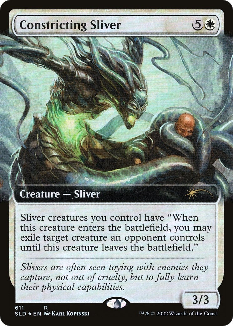 Constricting Sliver (Extended Art) (611) [SLD] - MTG Single