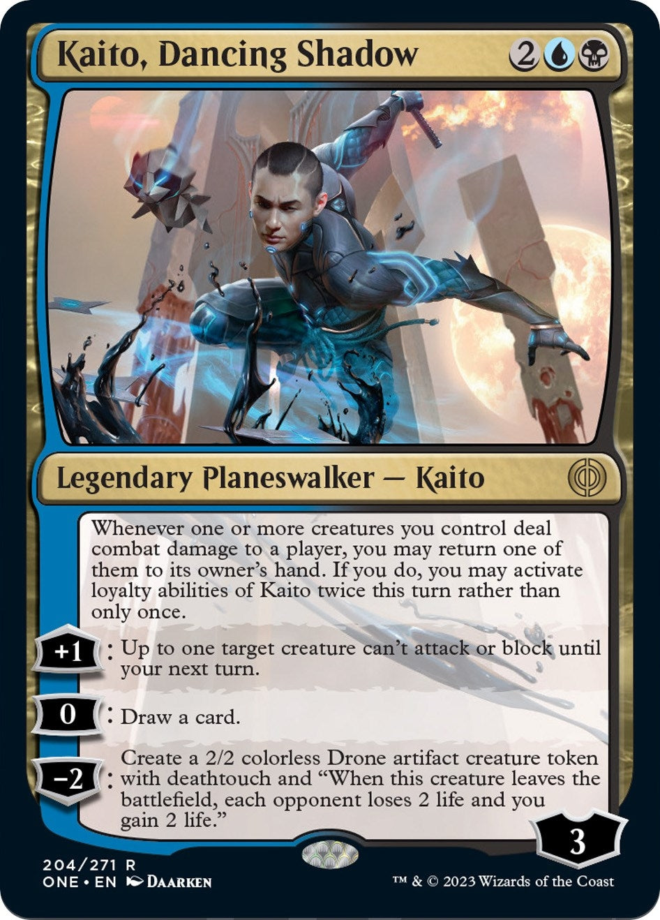 Kaito Dancing Shadow (204) [ONE] - MTG Single
