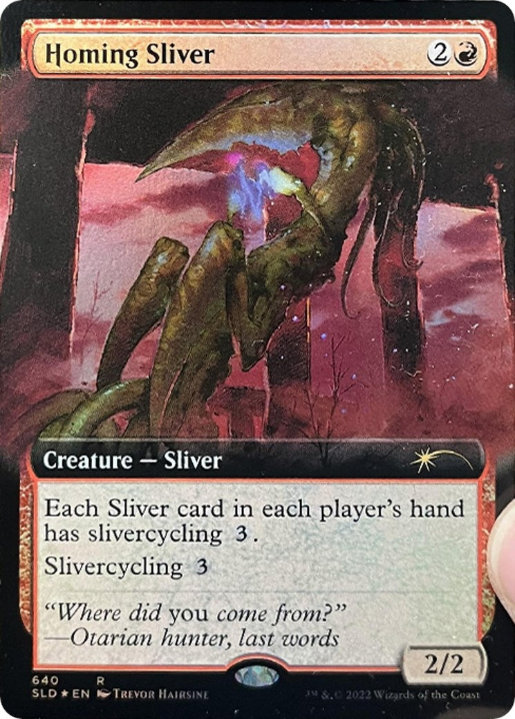 Homing Sliver (Extended Art) (640) [SLD] - MTG Single