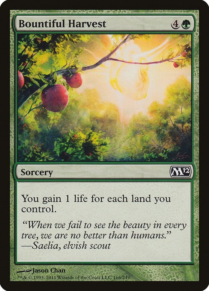 Bountiful Harvest (166) [M12] - MTG Single