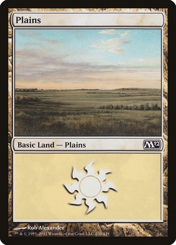Plains (230) (230) [M12] - MTG Single