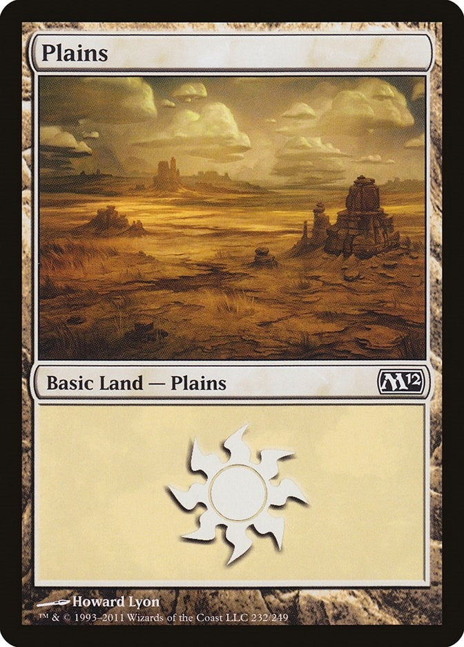 Plains (232) (232) [M12] - MTG Single