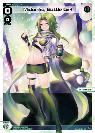 Midoriko Battle Girl (Parallel Foil) (8008) [WXDi-P06] - WIXOSS Single