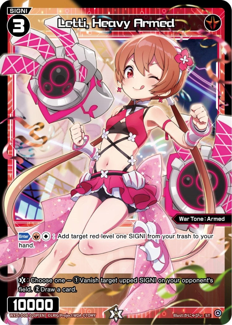 Letti Heavy Armed (Parallel Foil) (8020) [WXDi-P06] - WIXOSS Single