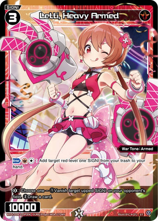 Letti Heavy Armed (Parallel Foil) (8020) [WXDi-P06] - WIXOSS Single